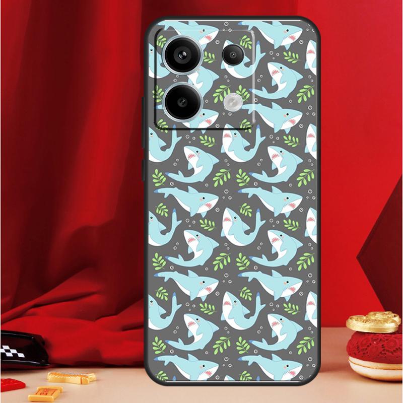 Walhai-Hülle für Xiaomi Redmi 13C 12 9C 10C 12C Redmi Note 13 9 10 11 12 Pro 9S 10S 11S 12S Hülle
