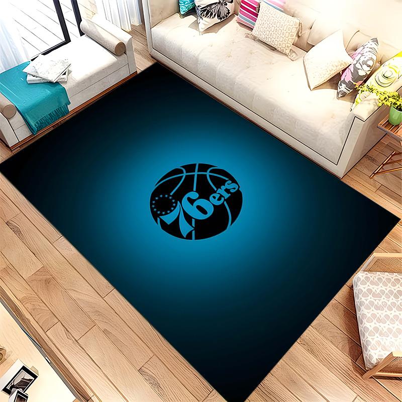 Philadelphia 76ers (14) Rug Suitable For Living Rooms Bedrooms Computer Rooms Dining Areas And Placement Under Tables And Chairs Also An Ideal Choice 