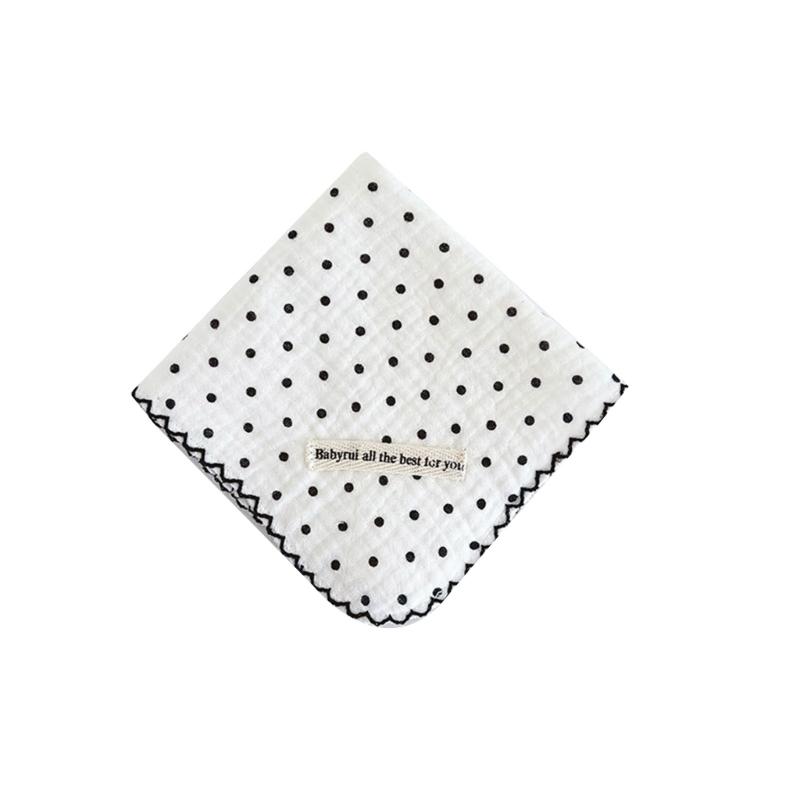 Baby Towel Soft Teething Bib Cute Print Burping Cloths Cotton Handkerchief Sweat Wipe Cloth Newborn Bath Towel Facecloth