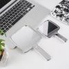 INS Liquid Shape Square Makeup Mirror Irregular Water Ripple Hand-Held Desktop Cosmetic Mirror Mini Travel Portable Mirror