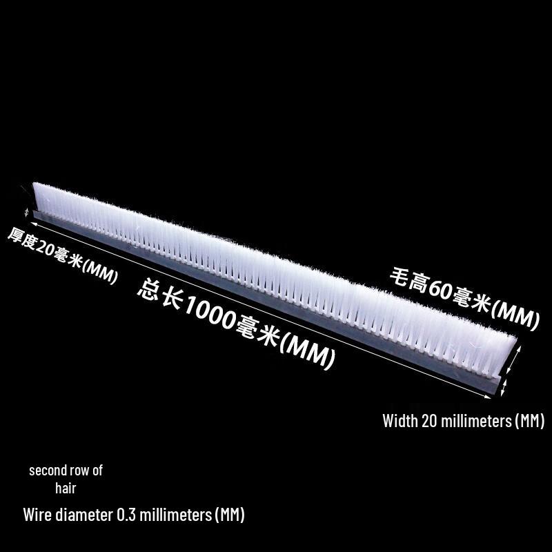 Aluminum Alloy Industrial Strip Brush