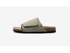 Ruizu Men's Cork Slippers: Trendy Frosted Leather Flip Flops for Beach or Casual Wear.