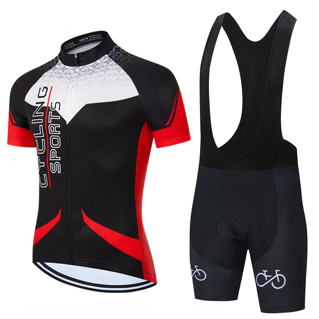 2026 New Men Summer Short Sleeve Set Breathable Racing Sport MTB Bicycle Clothes Outdoor Bike Uniform  2026 Breathable Cycling Suit Set