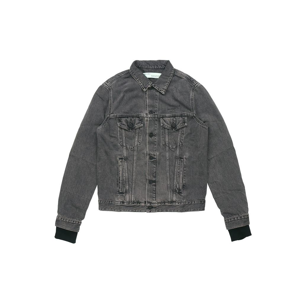 OFF WHITE SS19 Denim Jacket Men's Gray OMYE019R19C270120888