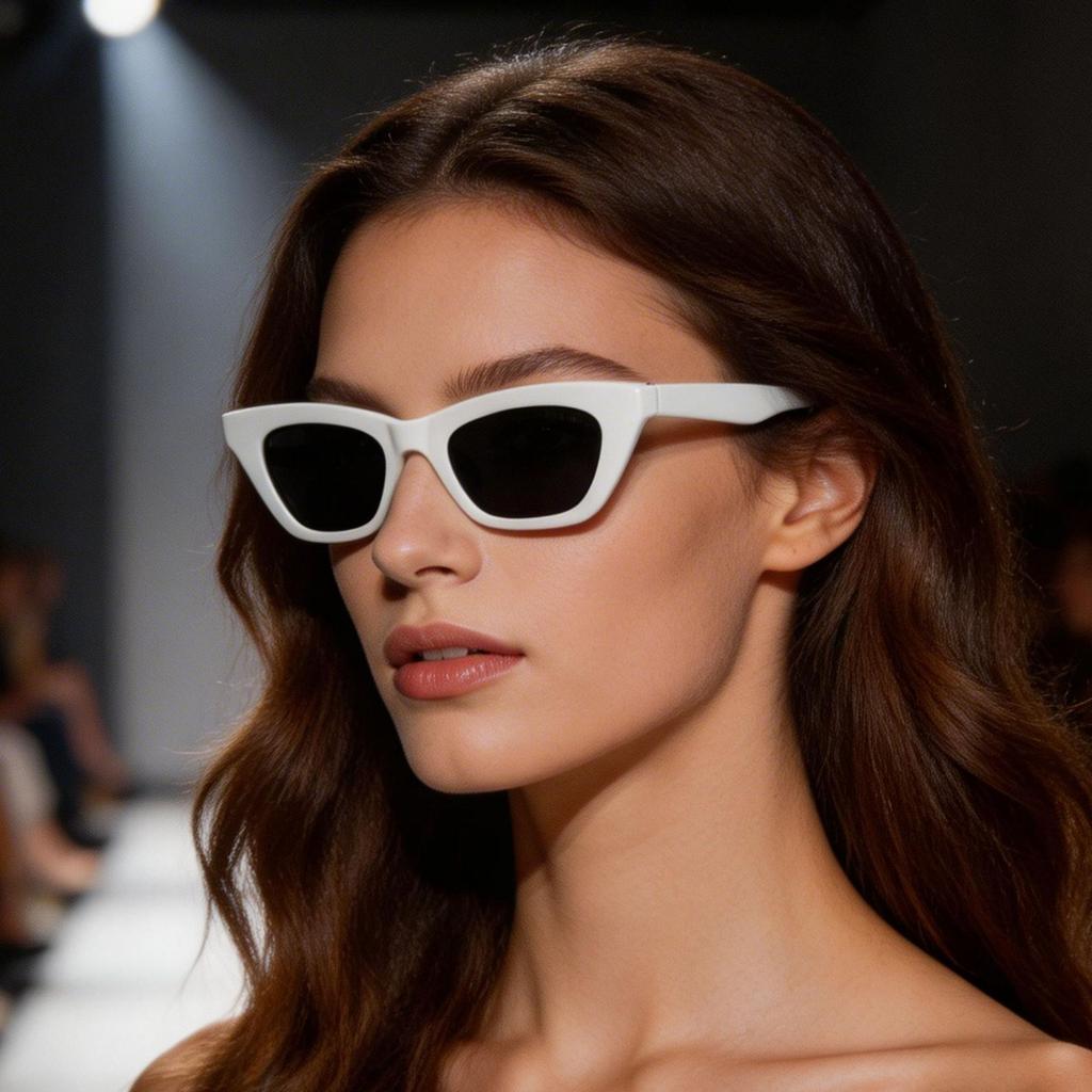 Vintage Cat Eye Small Frame Sunglasses Unisex UV Protection High Sense Fashion European American Retro Outdoor Driving Beach Sun Glasses