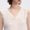 LANZHI V-Neck Lace Knitted Vest
