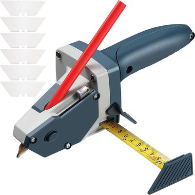 1PC Gypsum Board Cutter, with Tape Measure Woodworking Circle Drawing Tool Locator, Gypsum Board Cutting Artifact