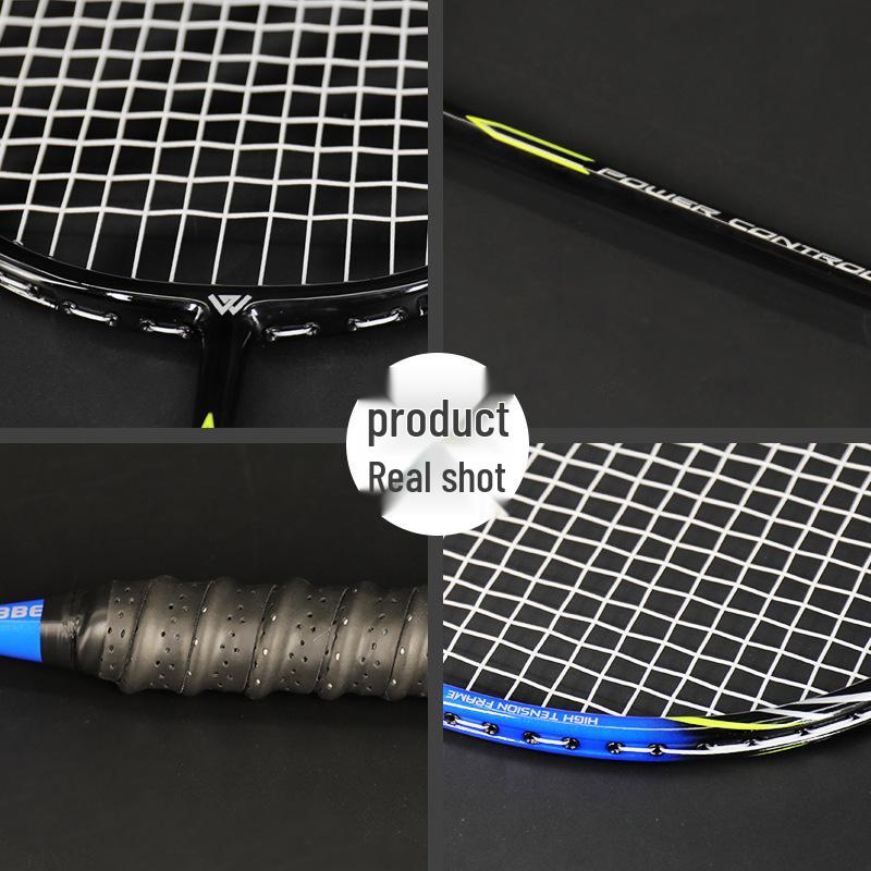 Klossway Offensive Aluminum Alloy Badminton Racket Carbon Composite Set