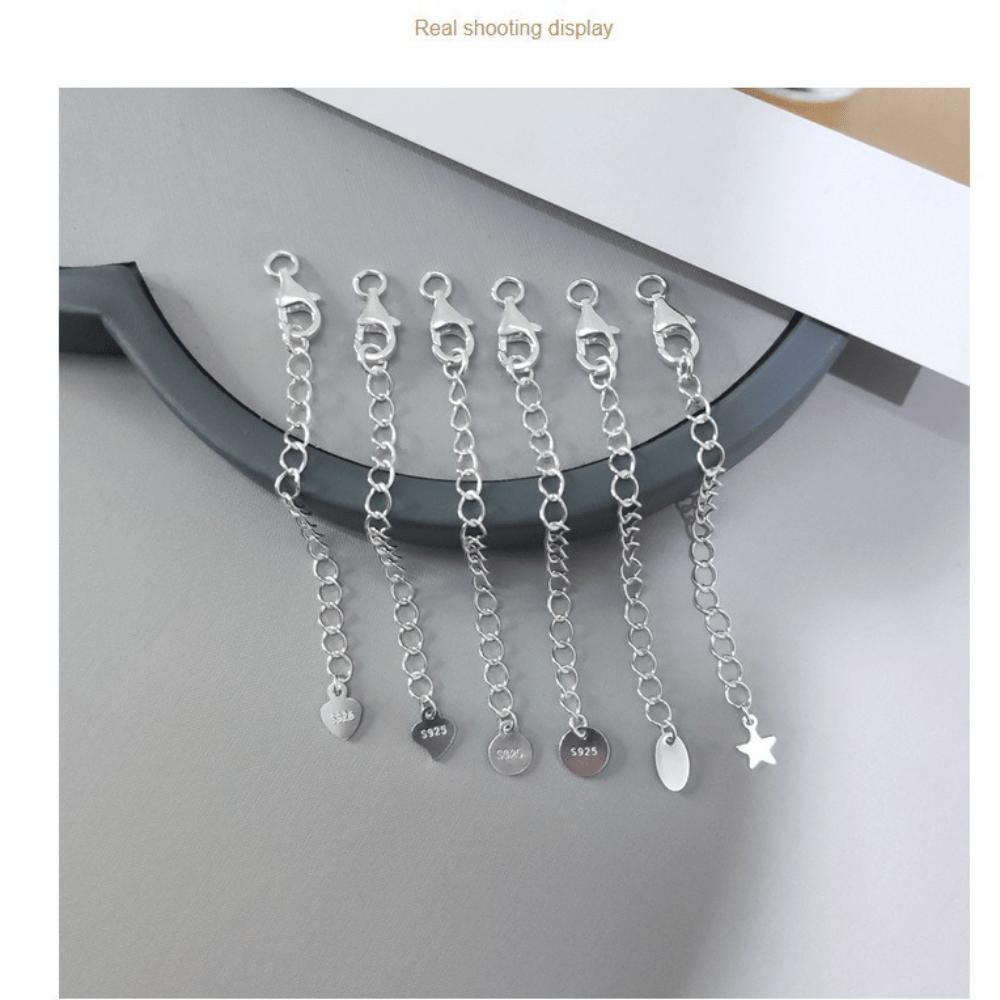Chain tail water drop brand pearl buckle extension chain water drop buckle twist chain lobster buckle accessories chain