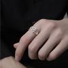 Persönlichkeit Frost Zweige Ring Männer Schmuck High-End-Mode Verwoben Ring 925 Silber Männliche Finger Zubehör