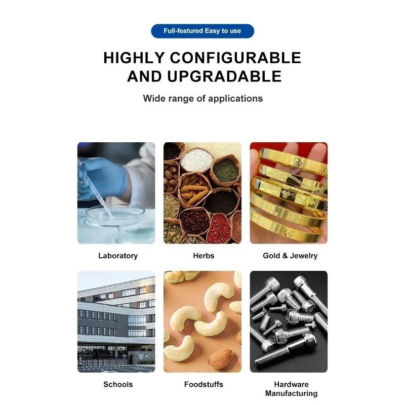 LCD Display High Precision Jewelry Scale Digital Electronic Scale Lab Precision Analytical Balance Weight Scale