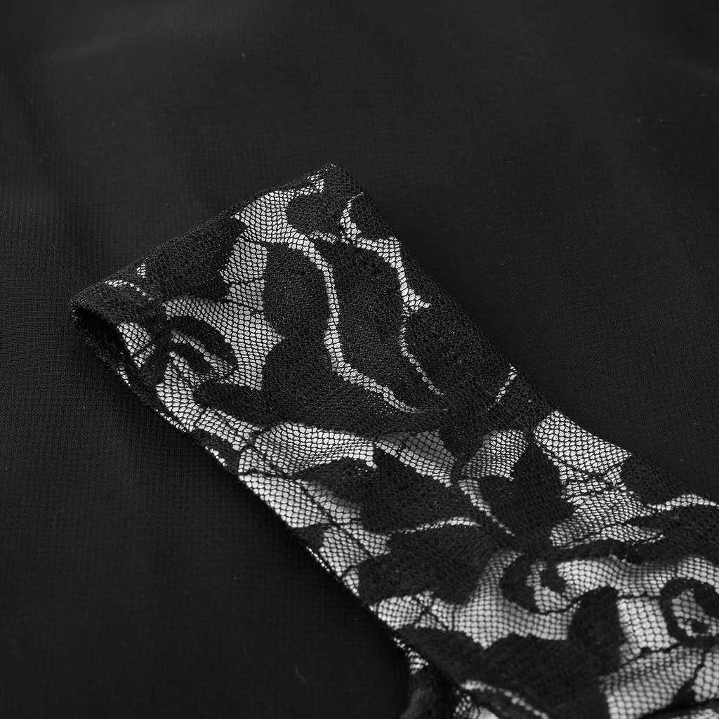 Plus Size Off-the-Shoulder Floral Lace Spaghetti Strap Chiffon Maxi Dress