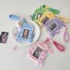 Photocard Holder Keychain Ribbon Bowknot Hanging Decoration Campus Card Protective Cover Ballet Style ID Badge Holder