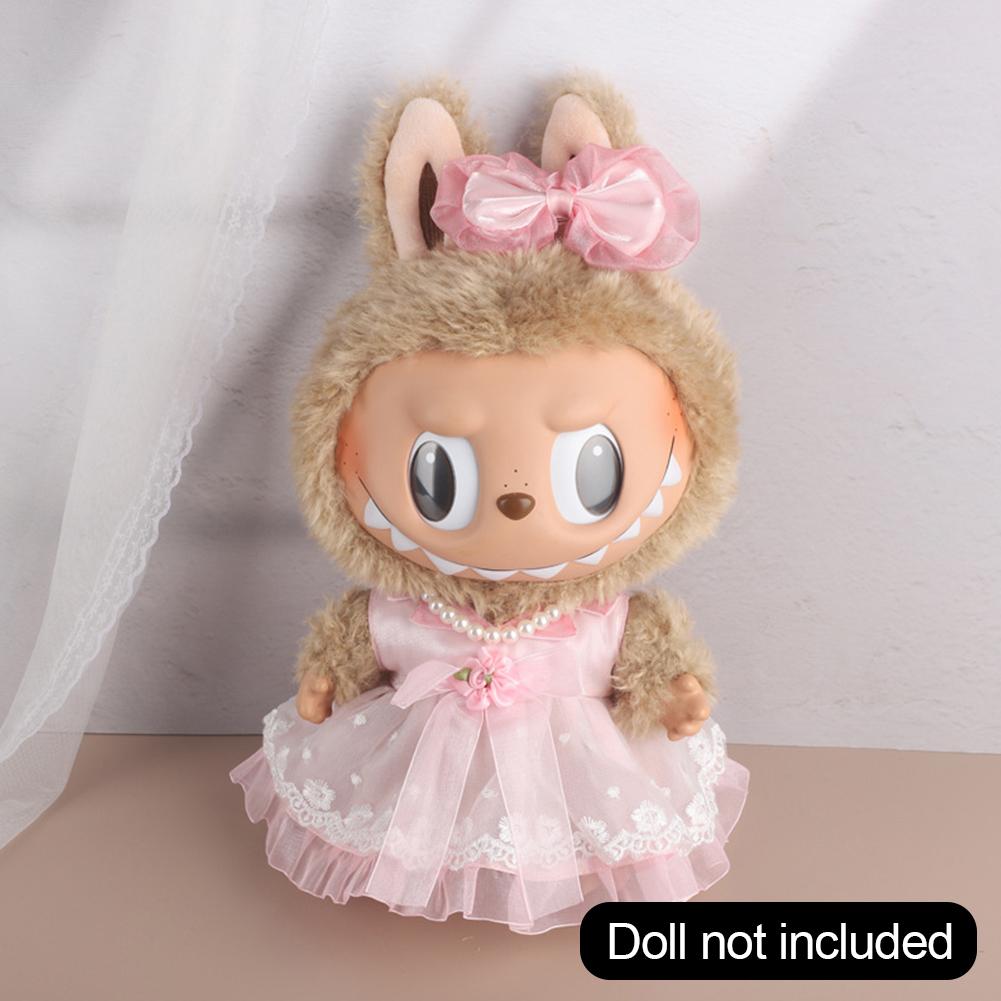 

Для 38 см Кукольная одежда Лабубу Модная одежда Толстовки Кукольная одежда Цветовые толстовки Кукольные аксессуары Милые украшения Маленькая одежда 2