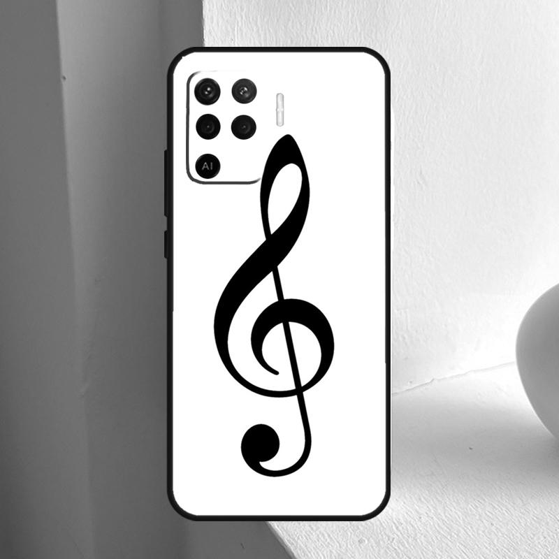 Music Score Musical Notes For OPPO A6 A5 Pro A15 A17 A77 A16 A76 A96 A18 A38 A58 A78 A98 A54 A74 A94 A40 A60 A80 Case