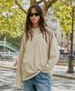 Peullukeu Pigment Long Sleeve T-Shirt Light Beige Flt701
