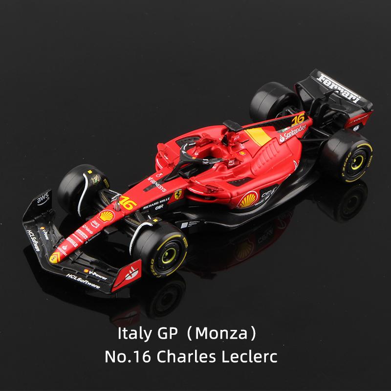 ABAC1 Bburago 1:43 2023 F1 Model RB19 W14 SF23 C43 A523 AMR23 Racing Alloy Car Toy Red Bull Mercedes Alfa Romeo Apline