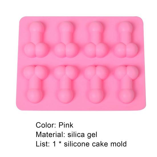 Cake Mold 8 Grids Handmade Silicone Home Baking Tool for Kitchen