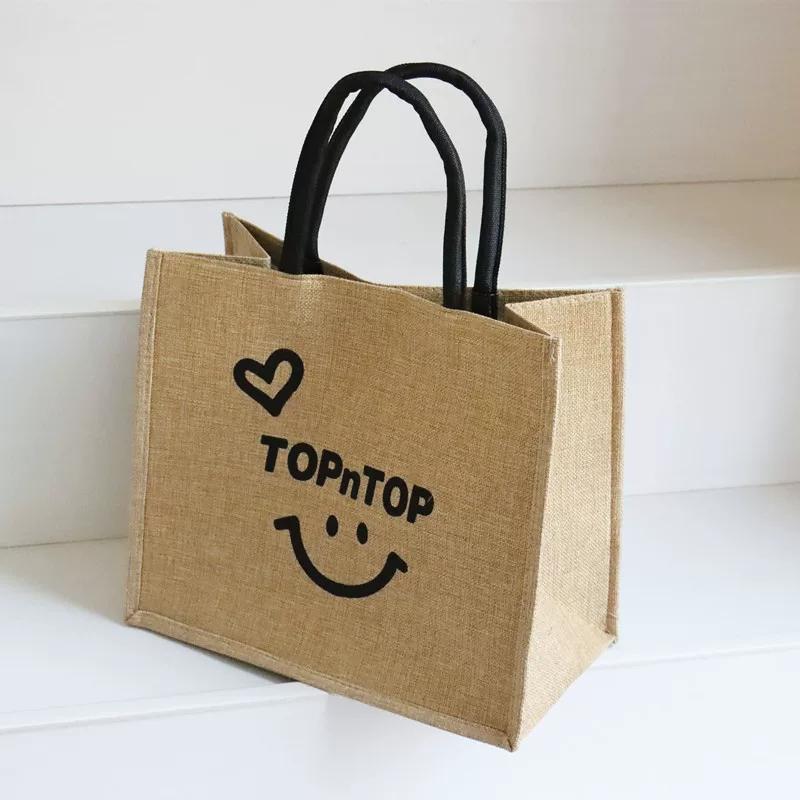 Canvas bag large capacity linen handbag female mommy bag work commuting tote bag handbag shopping bag