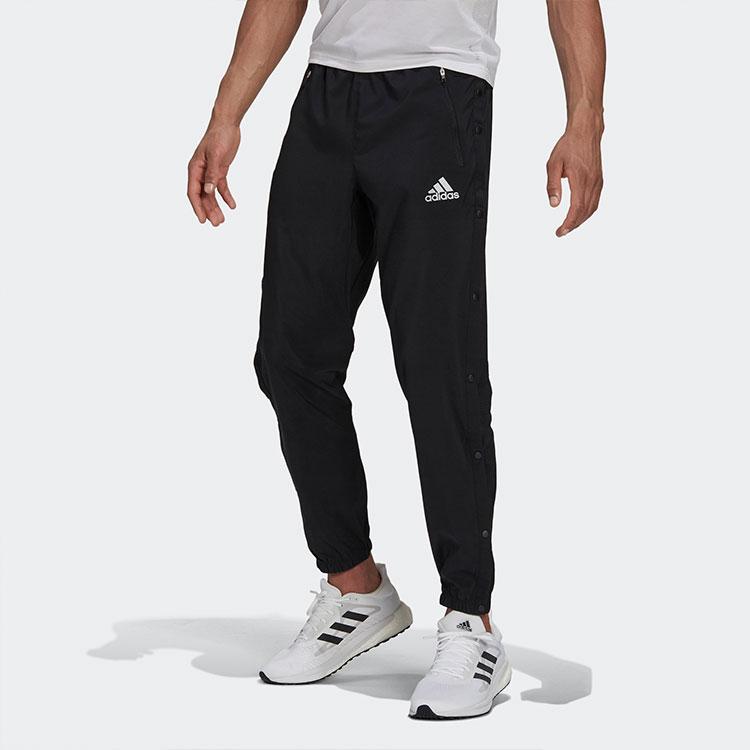 Adidas Fast Snap Performance Running Pants Men Bottoms Black GT9750