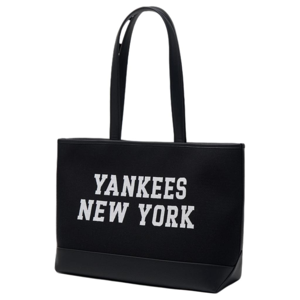 New MLB New York Yankees Tote Laptop Bag, Travel Bag, One Shoulder Portable, Students Back To School Regular Unisex Black 3AORL104N-50BKS