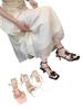 OMG! So Beautiful~ Fairy Butterfly Sandals! Beautiful, High Heels, Fashionable Fairy Style with Skirt Sandals