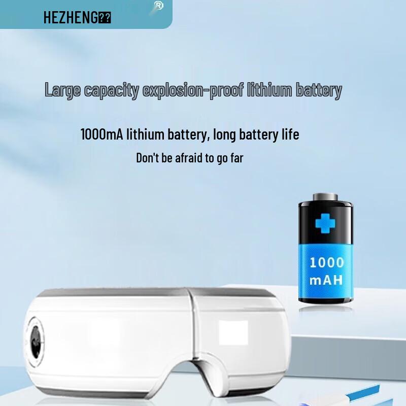 Hezheng Smart Eye Massager with Music, Heat & Air Pressure