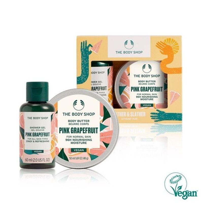 Travel Pink Grapefruit Shower Gel & Body Butter Gift Set (888195)