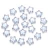30pcs/lot 8mm Colored Electroplated Star Beads Loose Spacer Pentagram Glass Beads For DIY Bracelet Earrings Jewelry Accessories