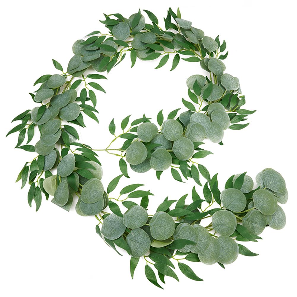Fake Vines Fake Eucalyptus Leaves Exquisite Artificial Eucalyptus Vine for Home and Restaurant Decor 66 Feet Length