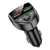 Car Bluetooth 5.4 FM Transmitter & MP3 Player with USB Drive, TF Card Support & QC3.0 Fast Charging