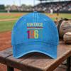 Exquisite Vintage  Limited Edition Washed Baseball Cap Adjustable Buckle Design Lightweight And Breathable AllSeason Uni