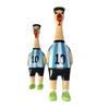 1/2Pcs Football Theme Screaming Chicken Toy, Stress Relief Cartoon Football Star Chick Squeeze Toy, Game Day Cheer Gift for Soccer Fans