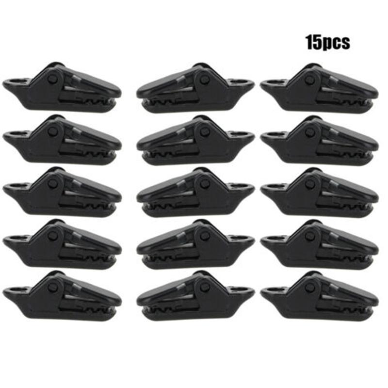 10PCS Tent Spring Buckle Fishing and Mountaineering Stainless Steel Windproof Camping Awning Rope Tensioner Hiking Used for Camping