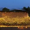 New with Remote Control Net Mesh Curtain Light Waterproof Warm White LED Fishnet Light Fairy String Light Patio Lighting