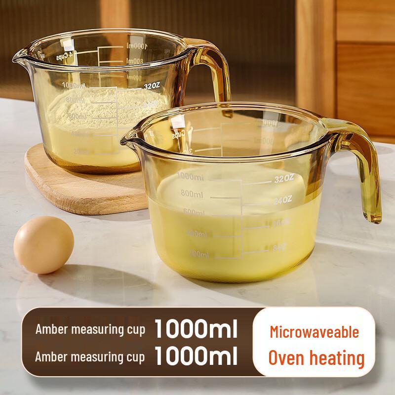 Glass Measuring & Mixing Cup Set