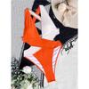Splicing Deep V Neck Cross Back One Piece Swimsuit Women Swimwear Female Monokini Scrunch Butt Bather Bathing Suit Swim
