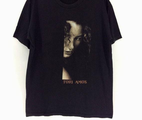 Винтажная футболка Tori Amos 90-х 1996 года Альтернативная S-234XL C329 Унисекс XXXL