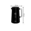 Tefal bouilloire électrique 1,7 l, écran numérique, anti-brûlure, 5 températures ko850810