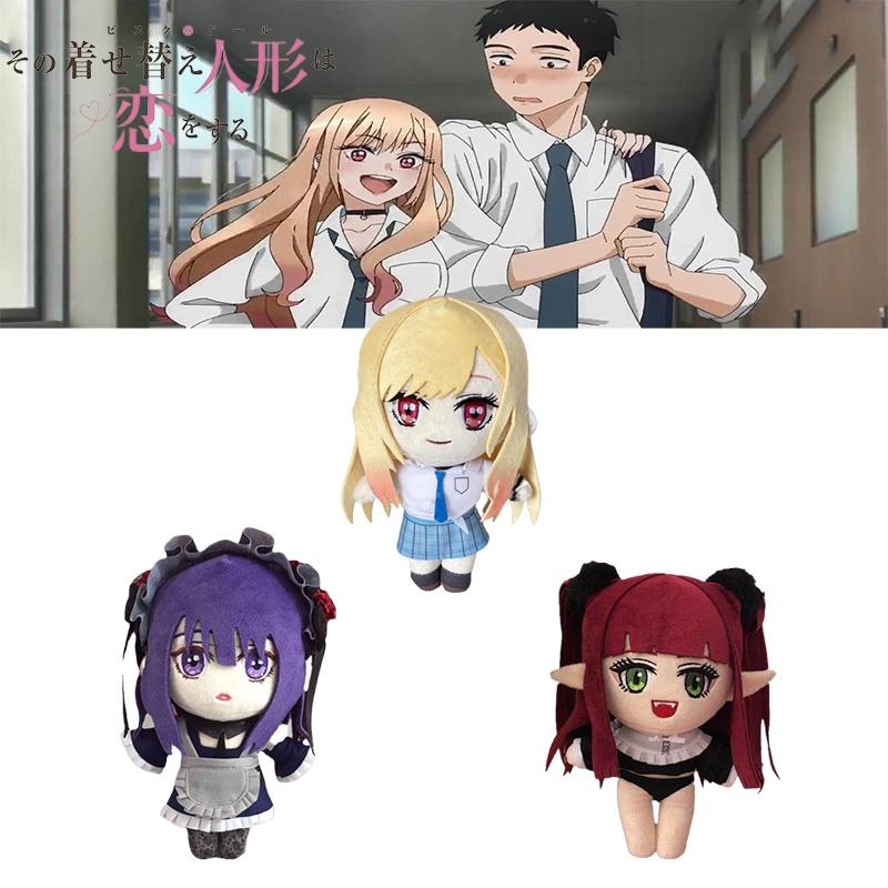 Cute My Dress-up Darling Marin Devil Maid Plush Doll For Cosplay And Decoration