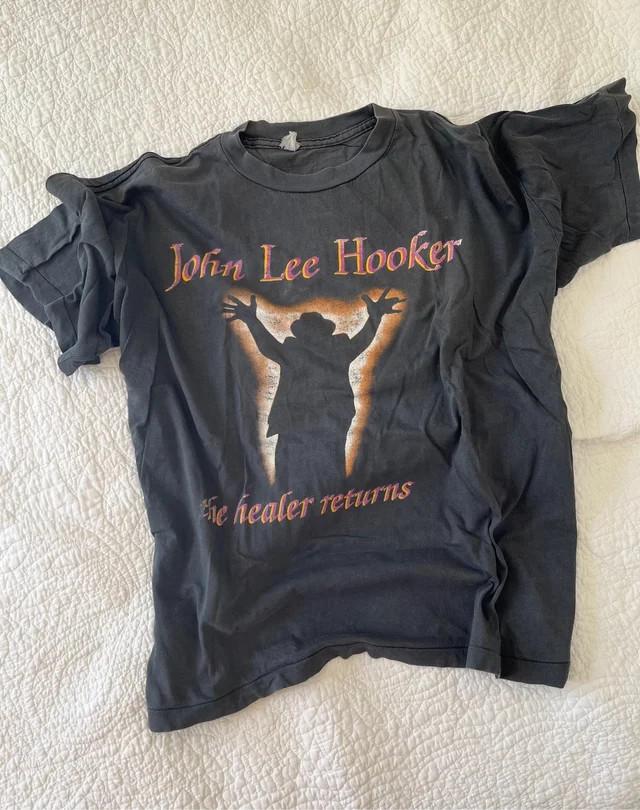 

Black John Lee Hooker The Healer Returns All Size Unisex Shirt SG942 Unisex T-Shirt XXL