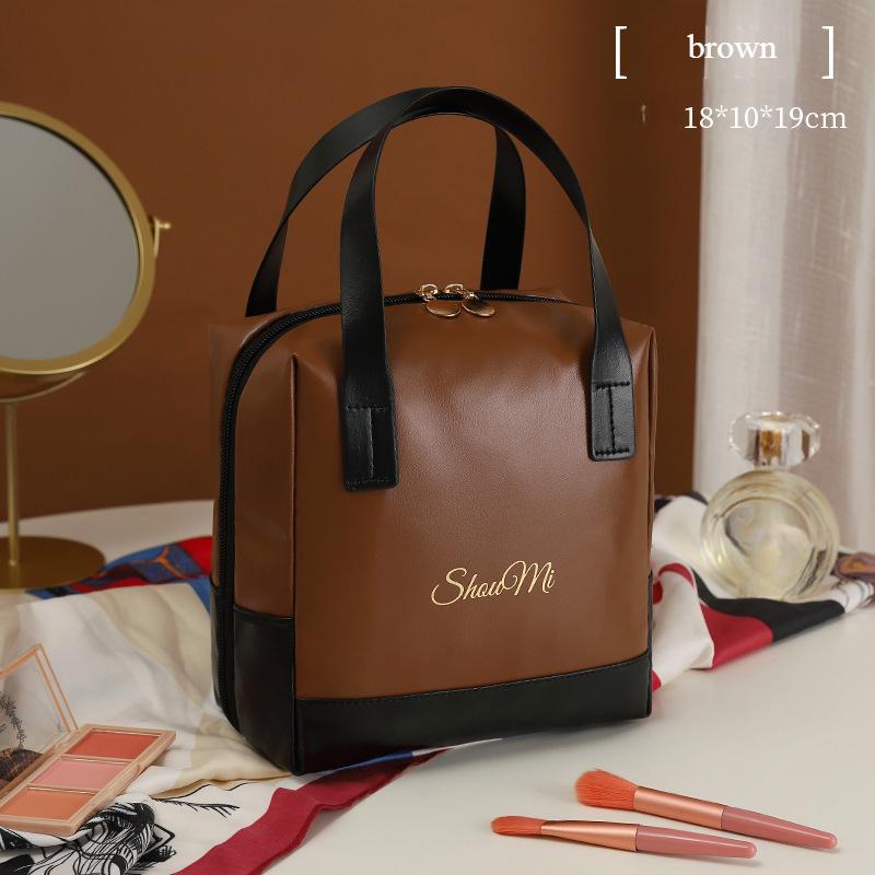 

2025 Новая высококачественная портативная дорожная косметичка для хранения средств по уходу за кожей, женская ручная сумка большой емкости SM085 синий