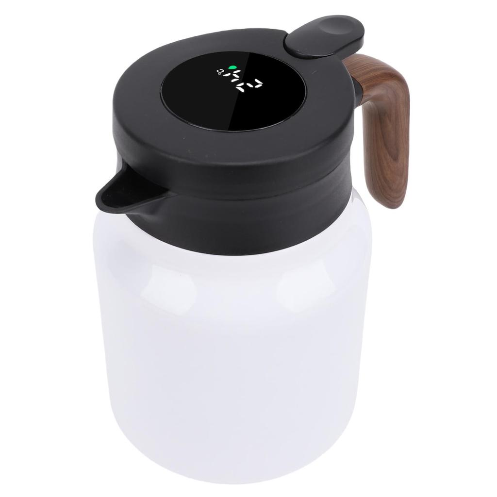 Thermische Kaffeekaraffe 1000ml 316 Edelstahl Isolierter Vakuum-Kaffeekessel mit Tee-Ei