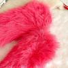 1 Pair Christmas Stockings Funny Monster Socks Autumn Winter Coral Fleece Floor Fuzzy Socks Couple Sleep Sock