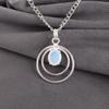Milky Opal Handmade Latest Design Jewelry Pendant, 925 Solid Sterling Silver Gemstone Pendant, Gift For Her