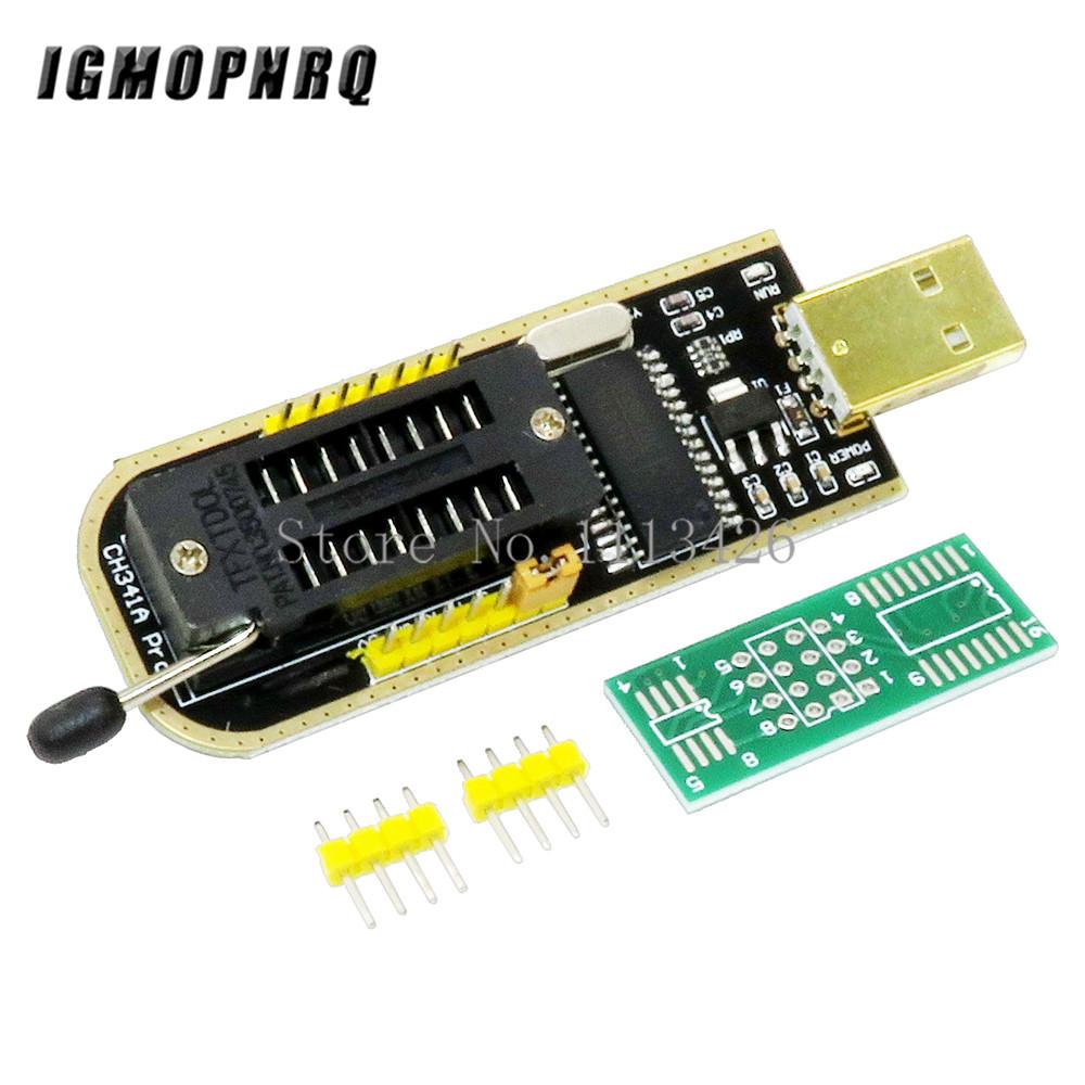

CH341A 24 25 Серія EEPROM Flash BIOS Модуль програматора USB + SOIC8 SOP8 Test Clip для EEPROM 93CXX / 25CXX / 24CXX