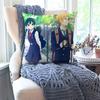 1pc Animation Tamako Market Pillow Case Square Pillow Bedroom Sofa Leisure Comfort Cushion Car Living Room Home Decoration 40X40