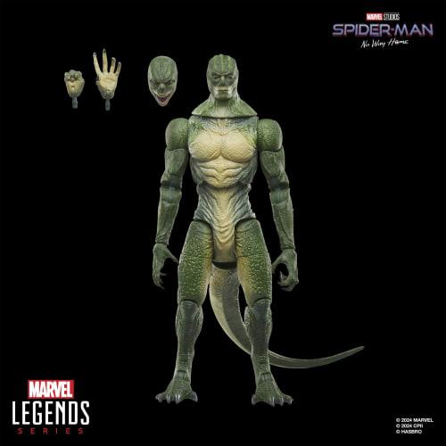 Hasbro Marvel Legends Series Lizard, Spider-Man: No Way Home Deluxe Collectible 7.5-inch Action Figure G0593, Authentic