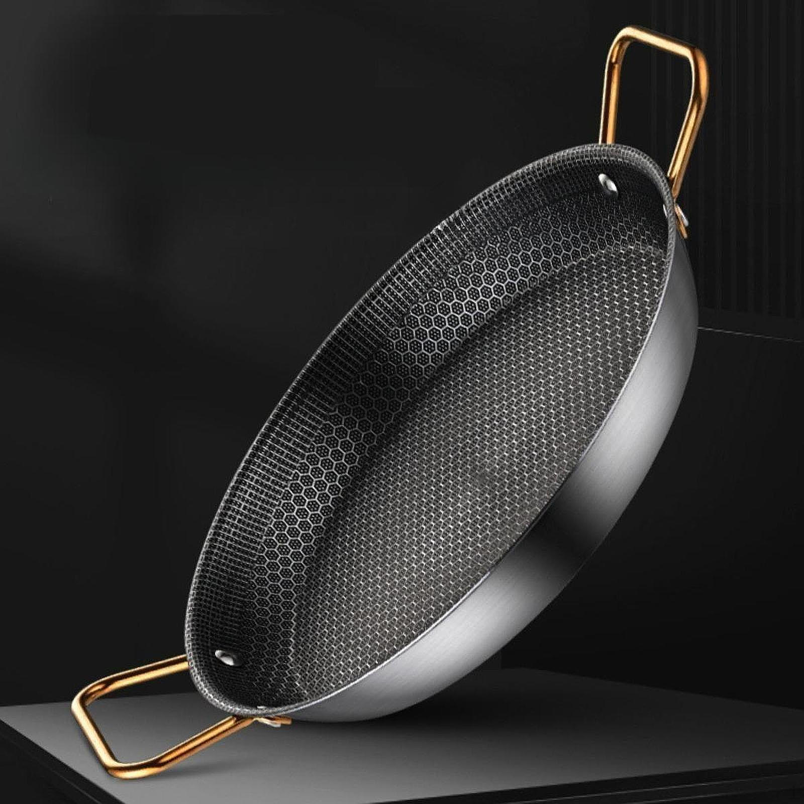 

Сковорода Honeycomb Бытовая сковорода Heavy Duty Легкая Кухонная утварь Морепродукты Раки 25.5cm