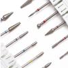 Diamond Nail Drill Bits Cuticle Cleaner For Electric Drill Manicure Pedicure Polishing Nail Art Tool Salon Home Supplies